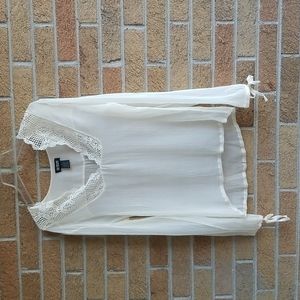 100% silk cover top